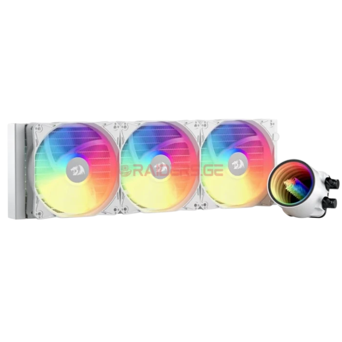 წყლის გაგრილება Redragon HL360 ARGB All-in-one AIO Liquid CPU Cooler 3300 RPM High-Efficiency Radiator, 20 dBA Quiet, Groovy Infinity Mirror Effect